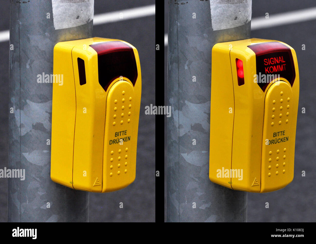 Ampel Göttingen 40 Stockfoto