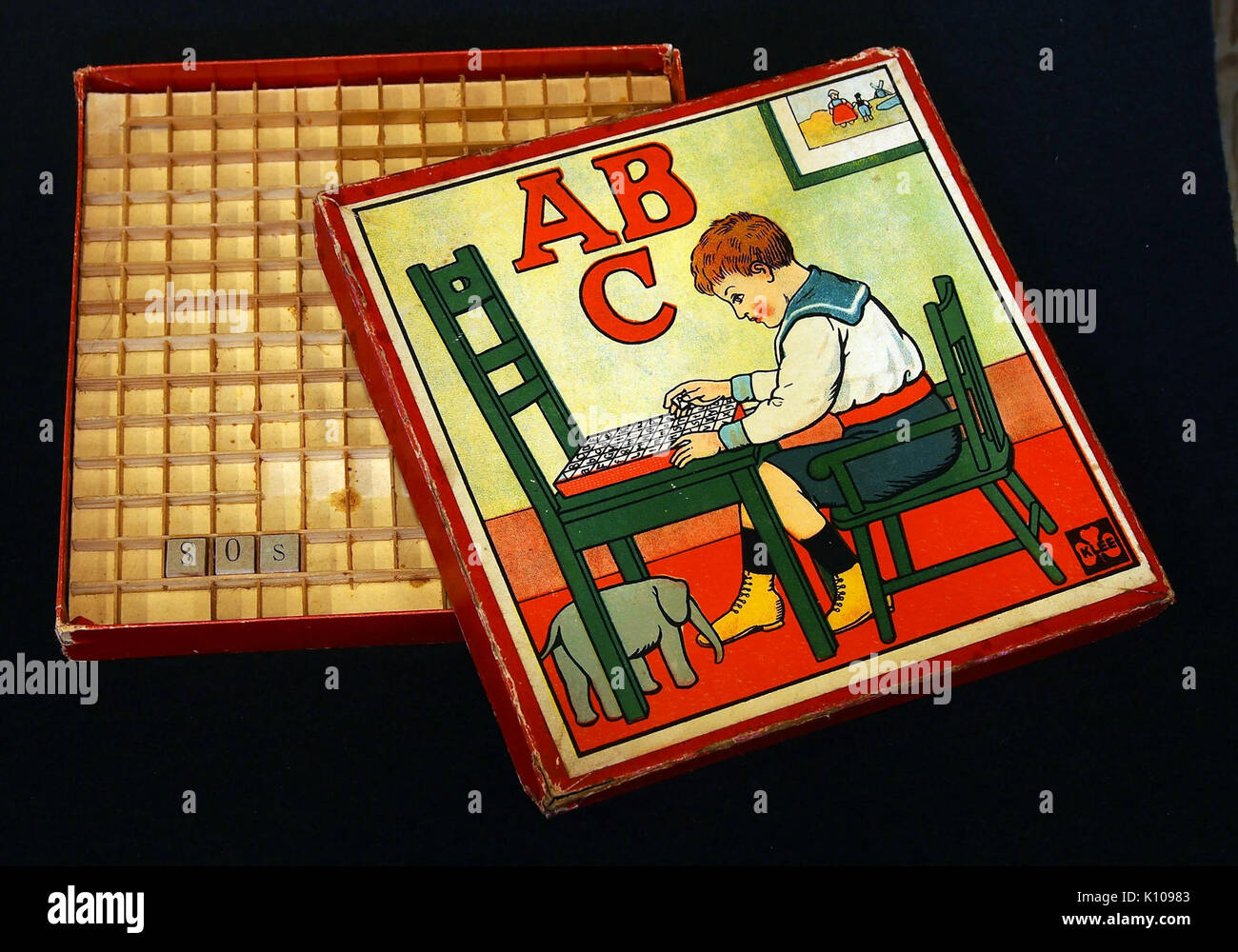 ABC spelletje, Foto 2 Stockfoto