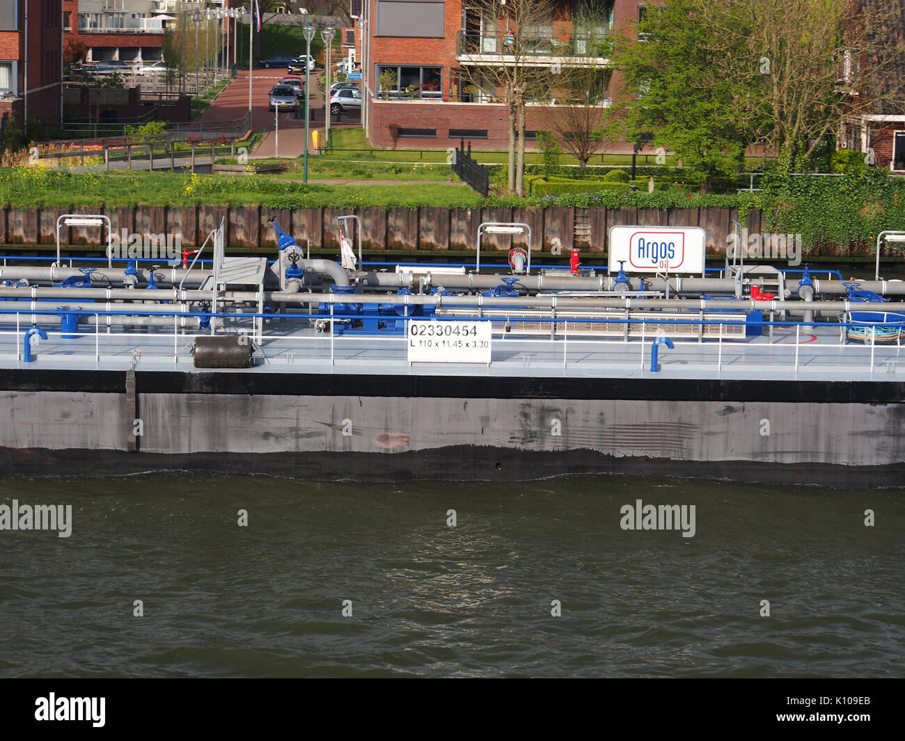 Alpha 3, ENI 02330454, Amsterdam Rijn kanaal, Bild 4 Stockfoto