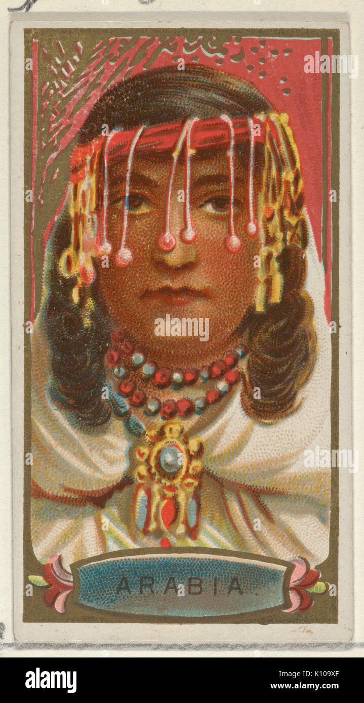 Saudi-arabien, in der Art von allen Nationen-Serie (N24) bei Allen&Ginter Zigaretten MET DP 836426 Stockfoto