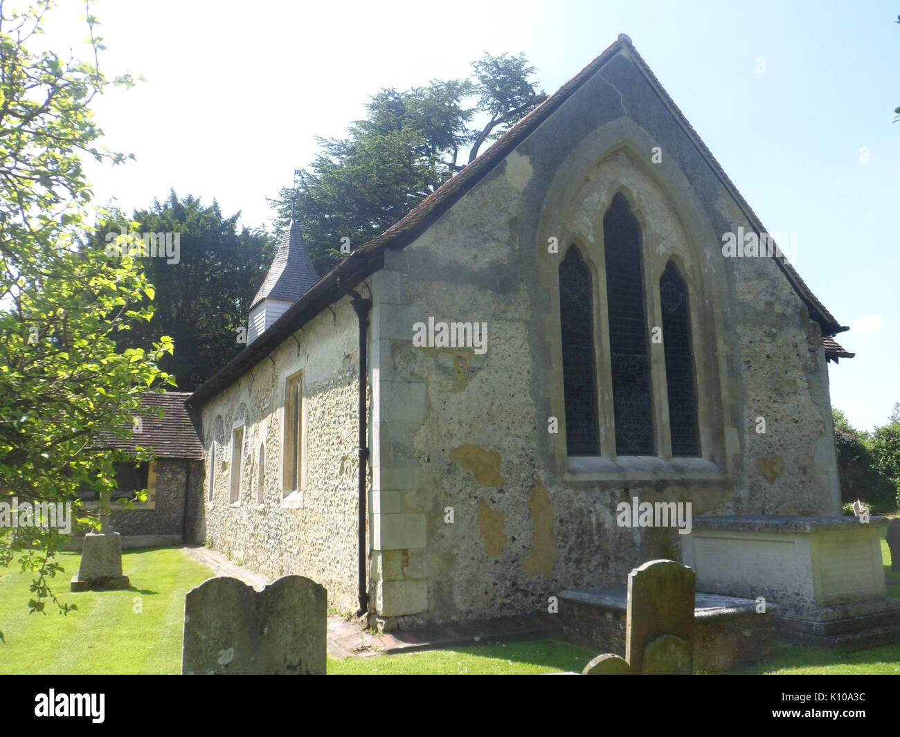 All Saints Church, Manor House Lane, Little Bookham (Mai 2014) (4) Stockfoto