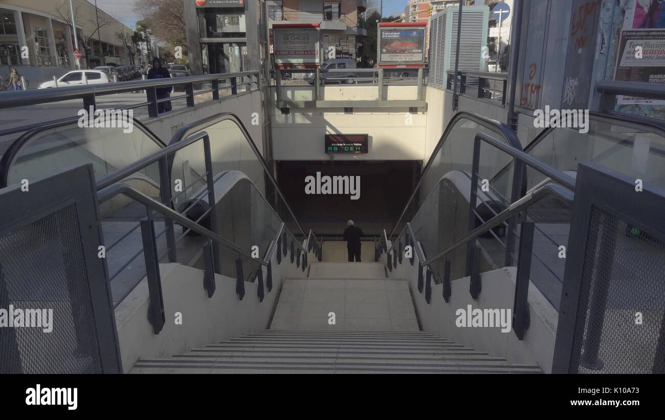 Acceso Est. Tronador (3) Stockfoto