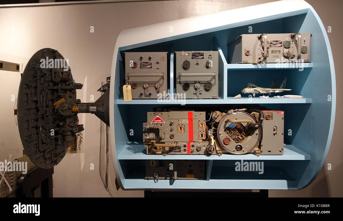 Eine APG 63, 2, X-Band Puls Doppler Radar, Hughes Aircraft, 1973 Nationale Elektronik Museum DSC 00398 Stockfoto