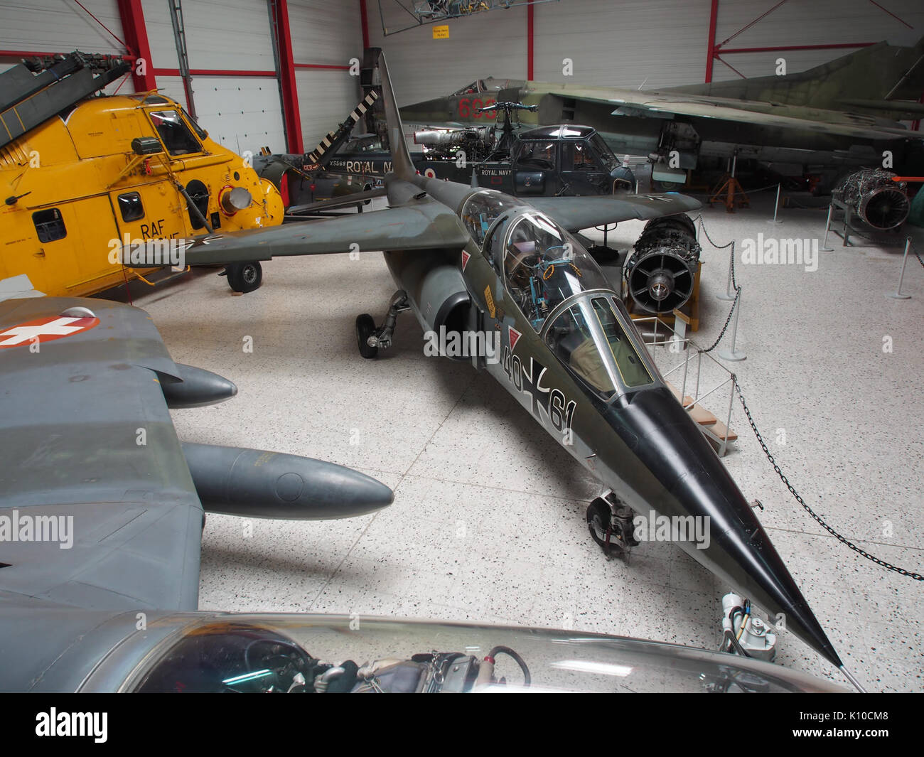 Alpha Jet der Luftwaffe 40 61 An der Flugausstellung Hermeskeil, Abb. 5 Stockfoto