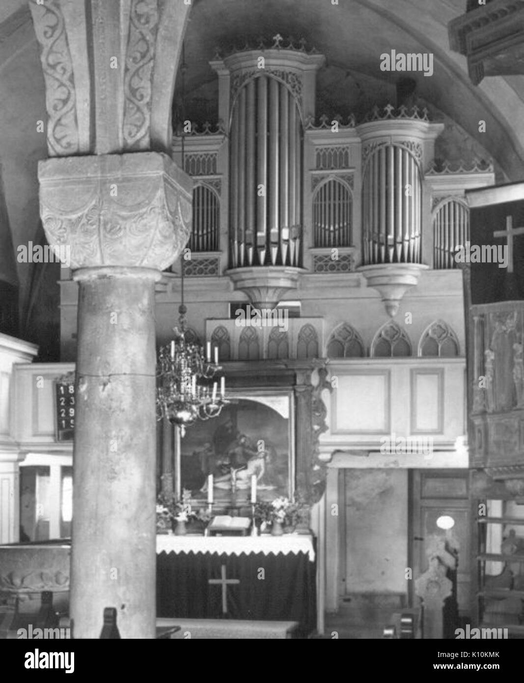 Apelern Kirche Furtwängler Orgel 1859 1963 Stockfoto