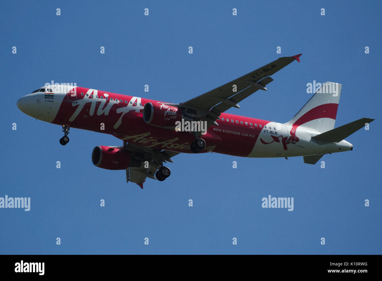 AirAsia Indien VT BLR am Bengaluru, Sept. 2015 Stockfoto