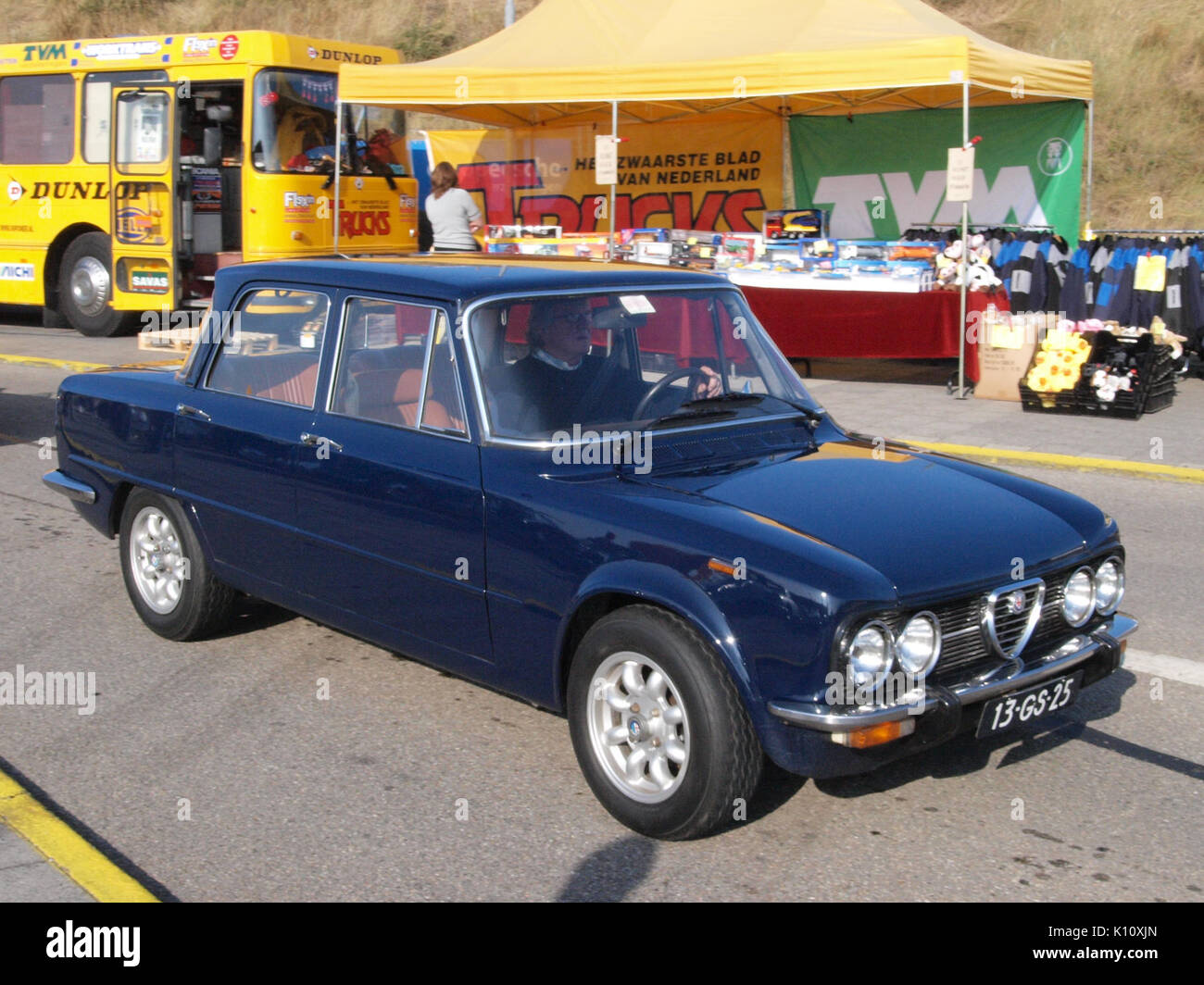 Alfa Romeo Giulia Super 1.6 LUSSO Niederländische Lizenz Registrierung 13 GS 25 pic 1. Stockfoto