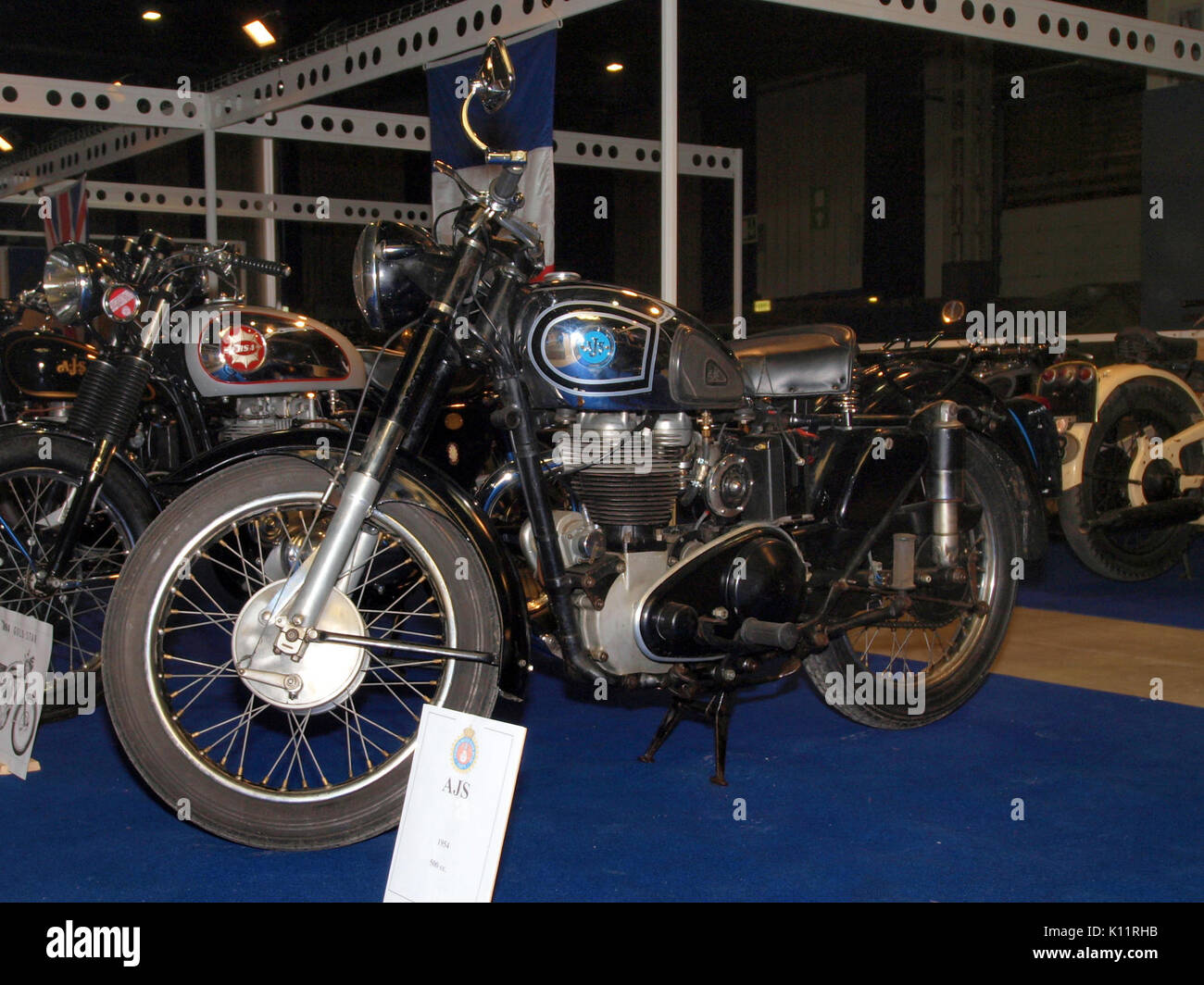 AJS 500 ccm (1954) pic 1. Stockfoto