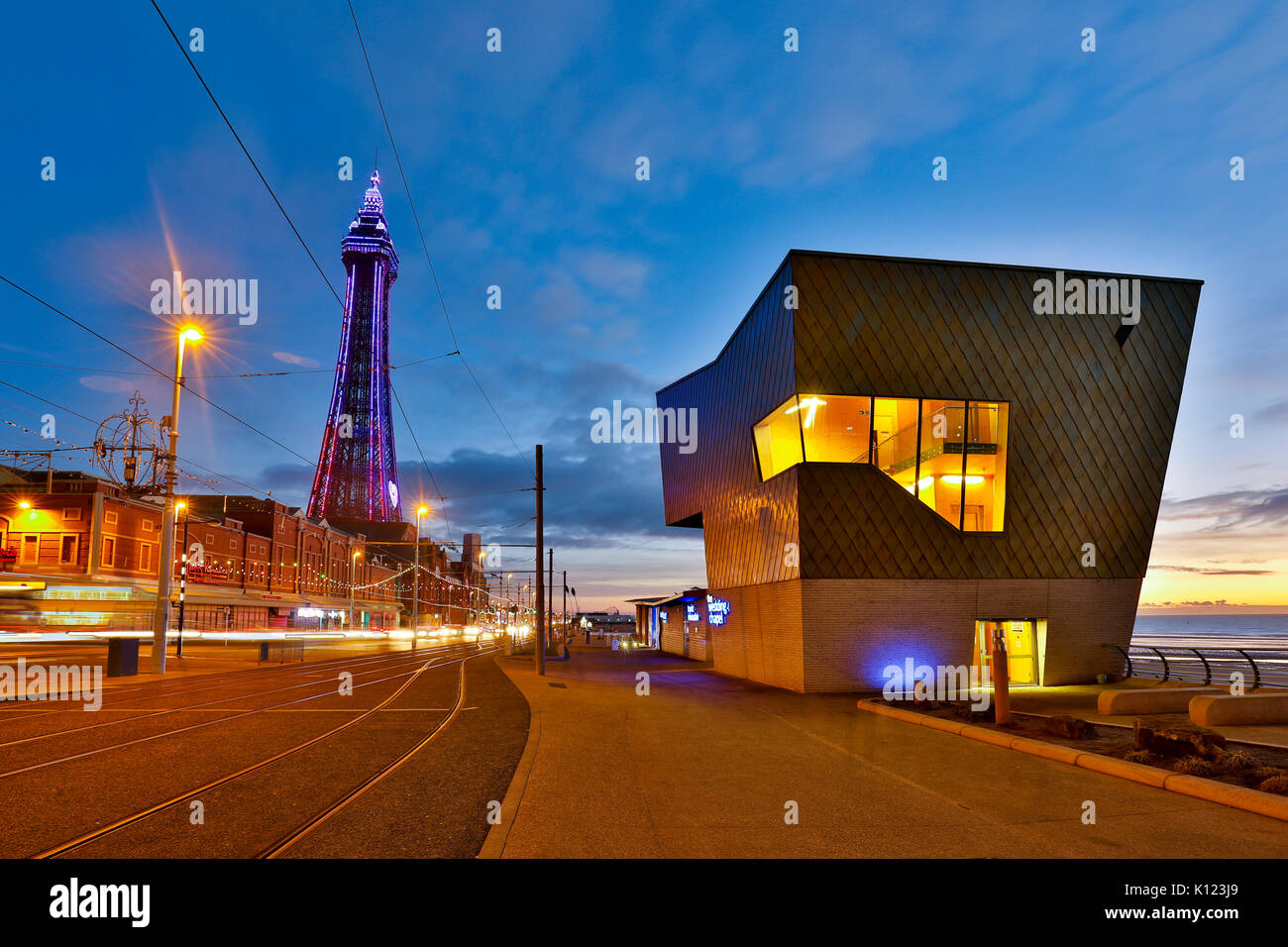 Blackpool; Turm und die Kapelle für Hochzeiten, Lancashire, UK Stockfoto