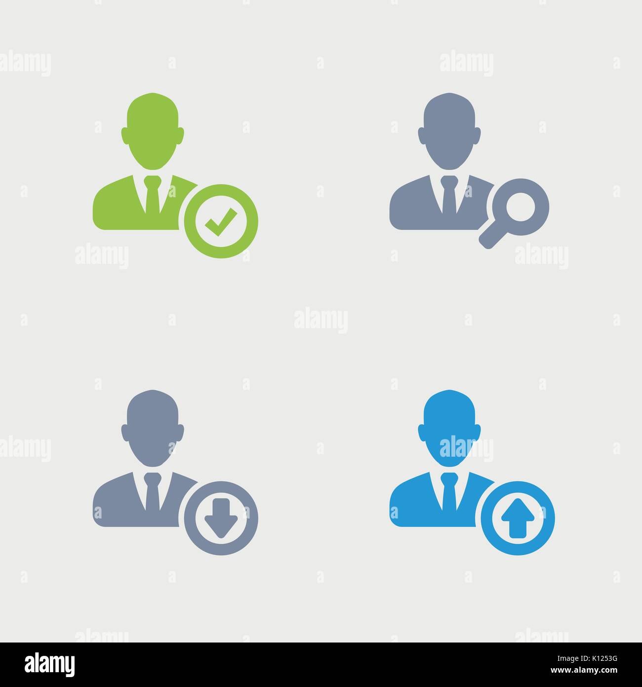 Ein Satz von 4 Professional, pixel-perfect Icons auf einem 32 x 32 Pixel Raster ausgelegt. Stock Vektor