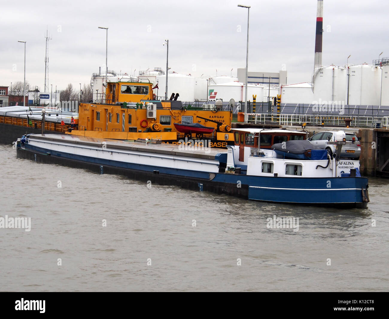 Afalina (Schiff, 1957) ENI 06001712 Hafen von Antwerpen pic3 Stockfoto