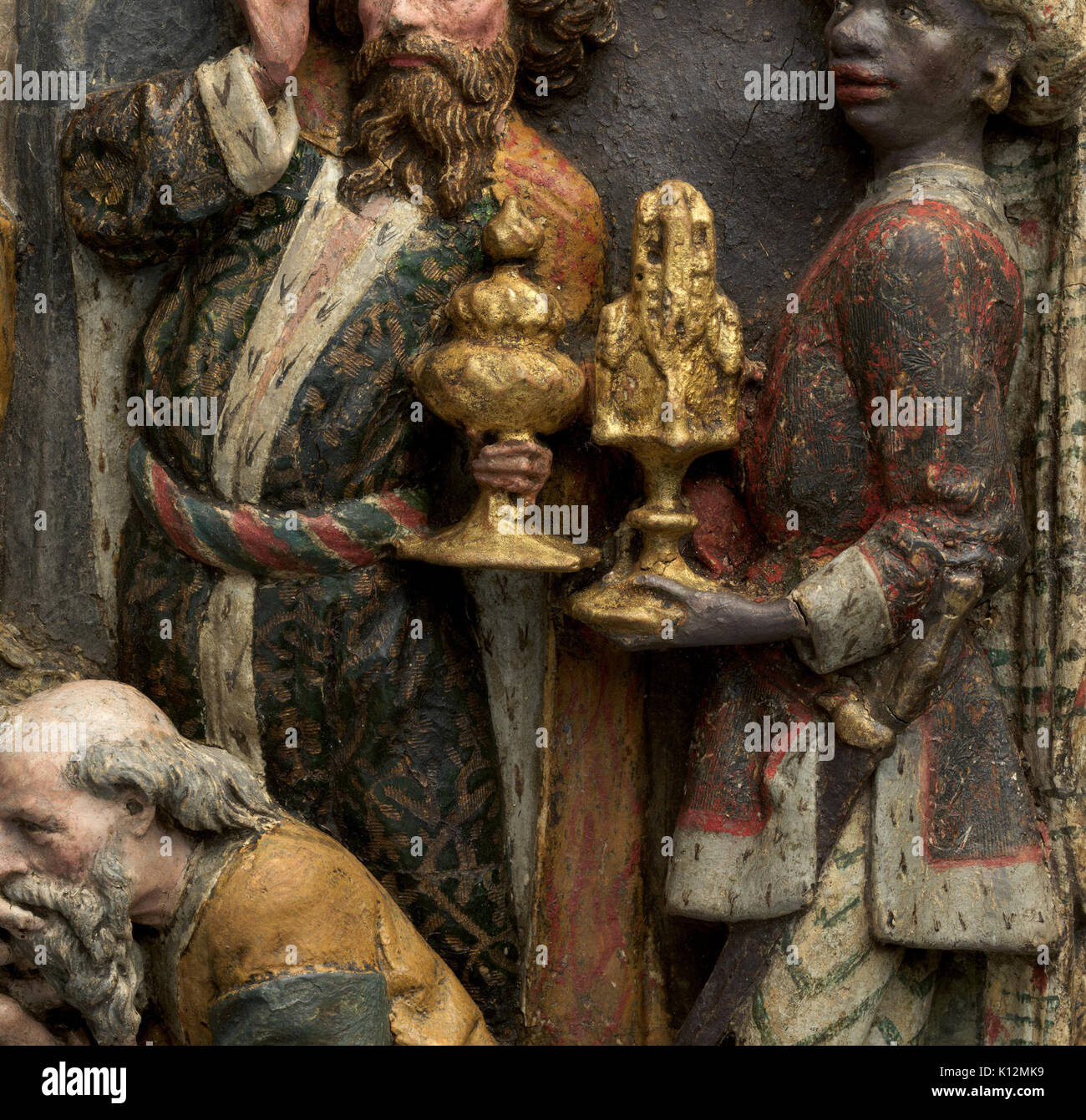 Anbetung der Heiligen Drei Könige MET DP 1423 003 Stockfoto