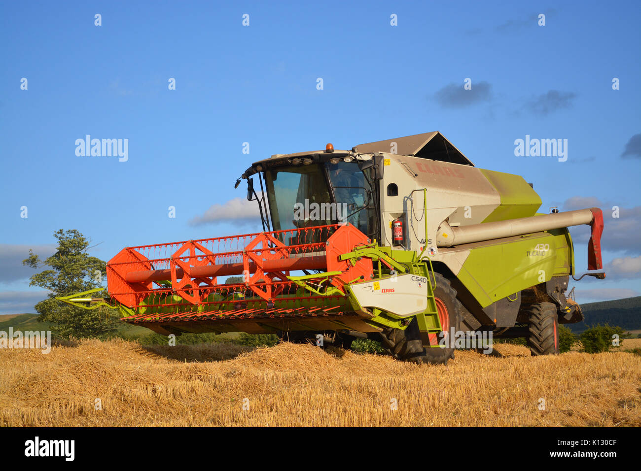 Claas Tucano 430 Mähdrescher Stockfoto