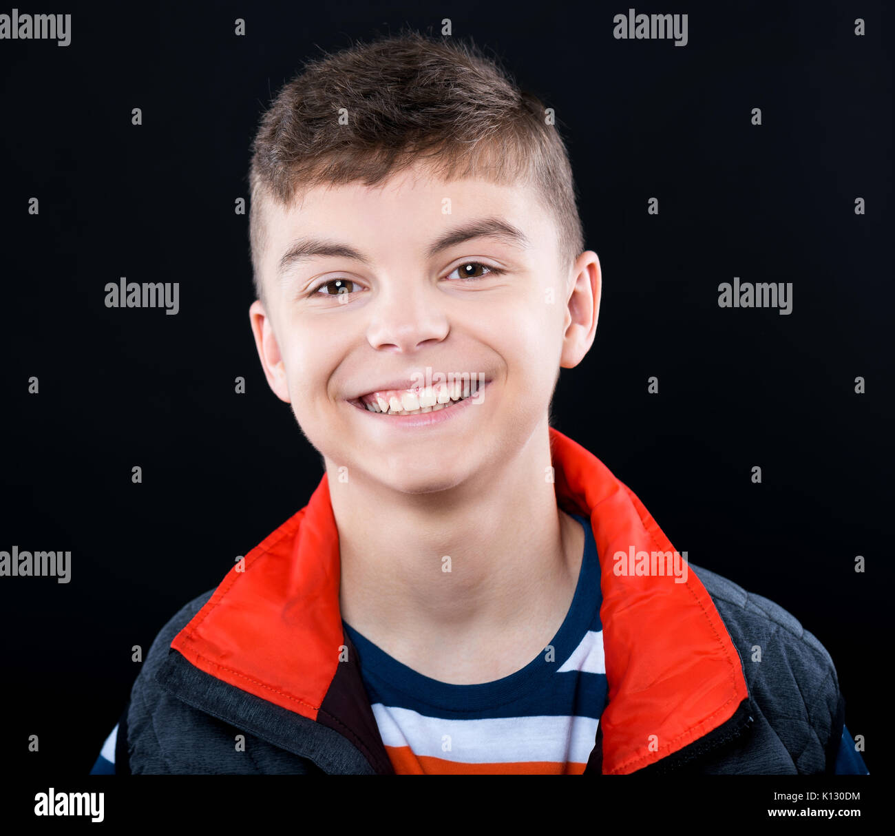 Teenboy Porträt Stockfoto