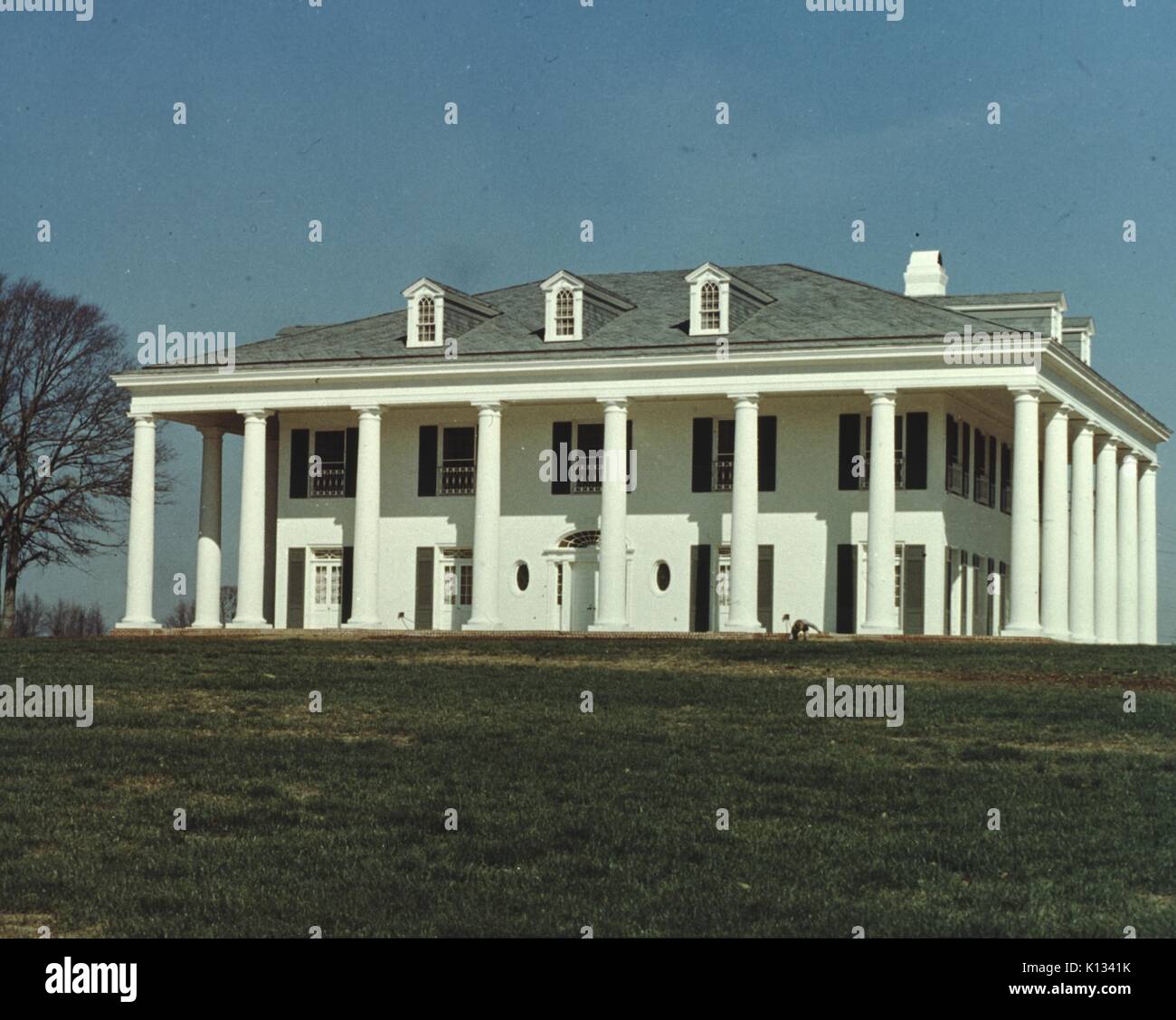 Villa des Gouverneurs von Louisiana in Baton Rouge, Louisiana, 1967. Stockfoto