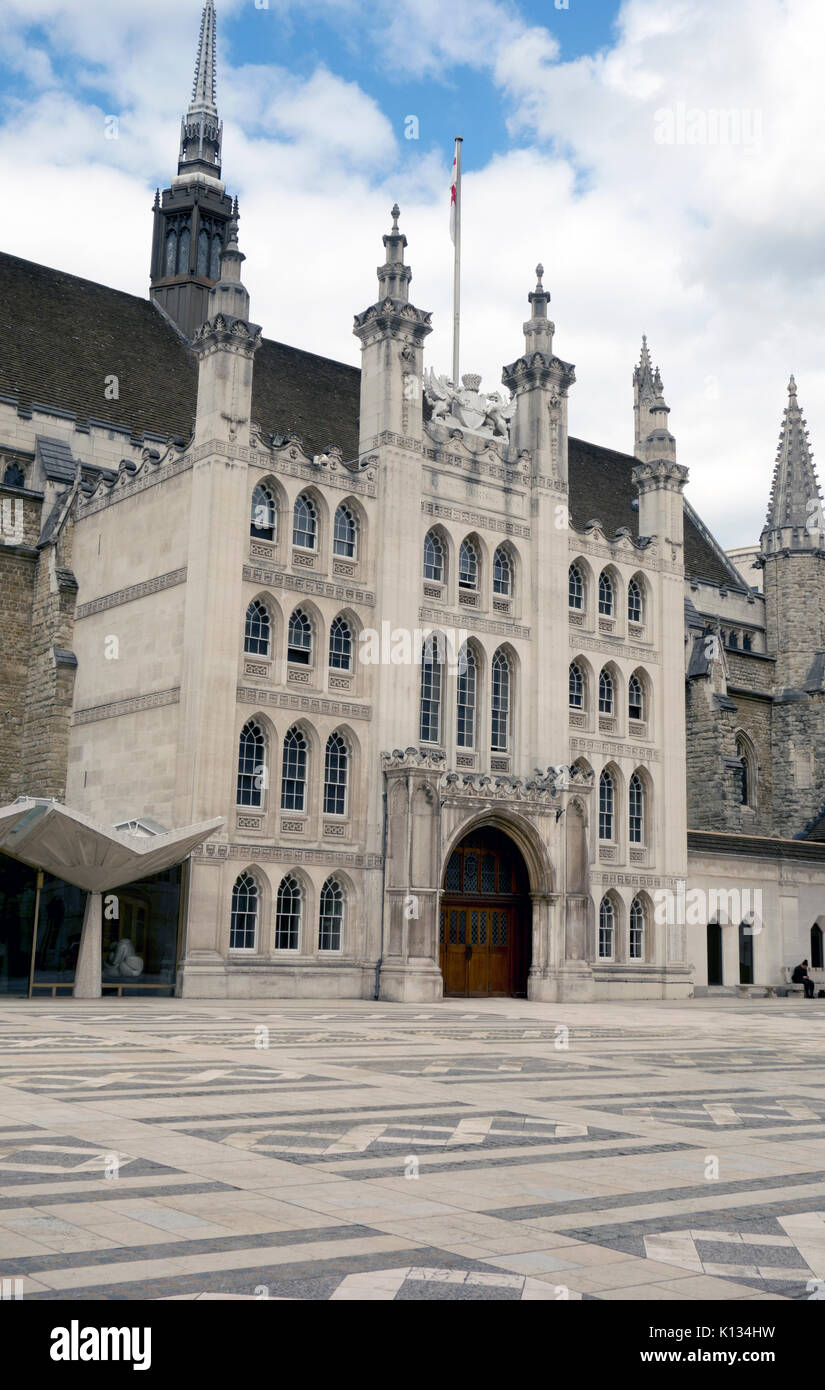 Guildhall in der City of London Stockfoto