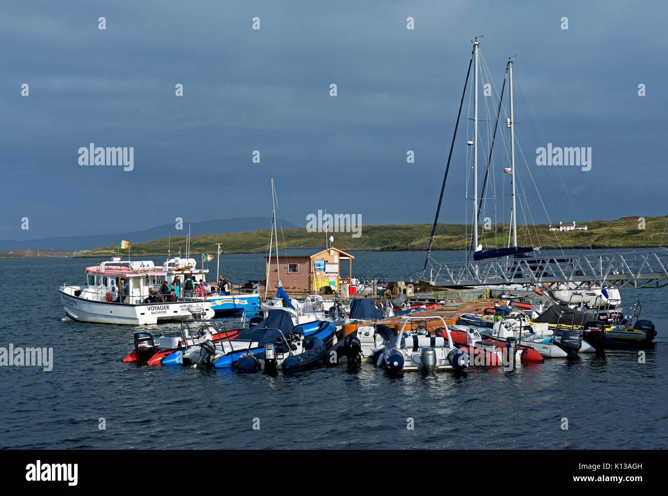 Der Hafen, Baltimore, County Cork, Irland, südliches Irland Stockfoto