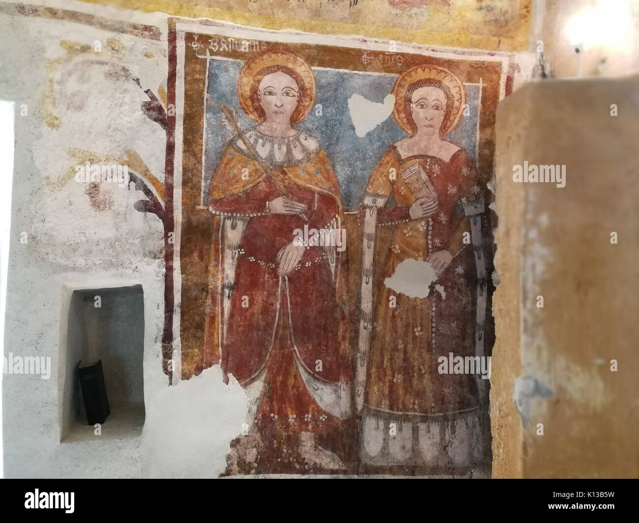 Affresco Chiesa di San Rocco Stockfoto