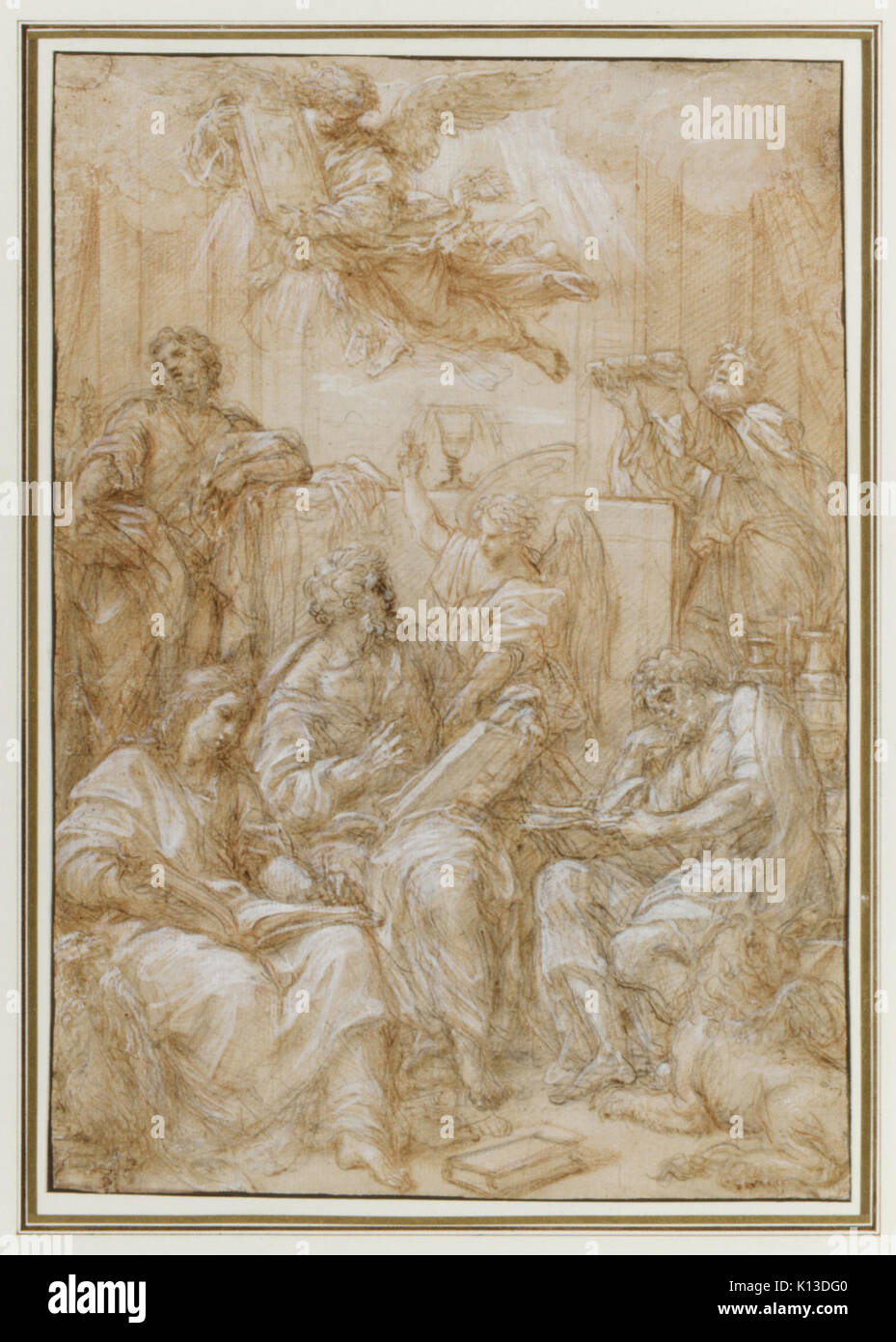 Allegorie des Alten und des Neuen Evangeliumszeiten MET DR 257 Stockfoto Allegorie des Alten und des Neuen Evangeliumszeiten MET DR 257 Stockfoto