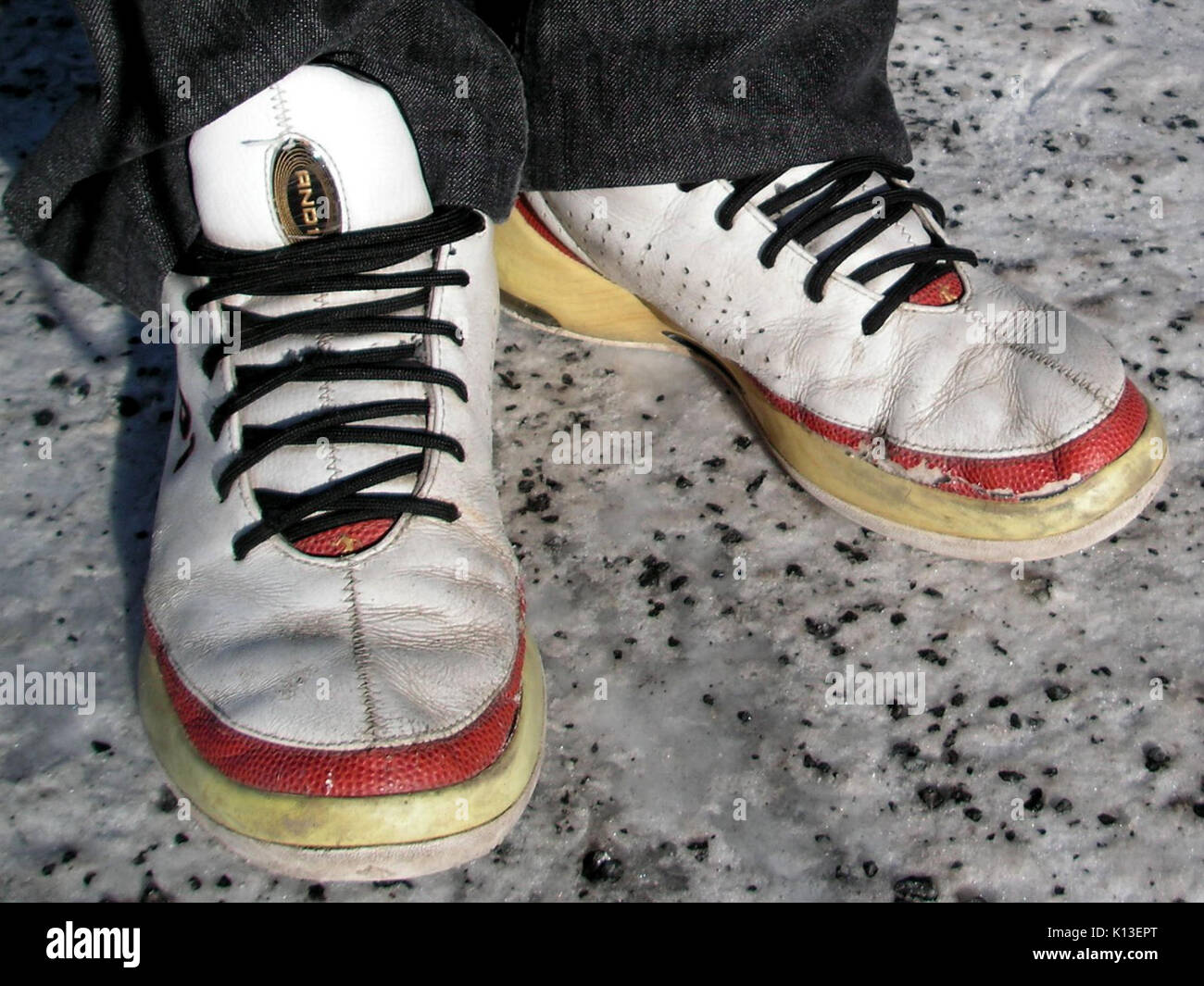 Und 1 glatte Mitte Stockfoto