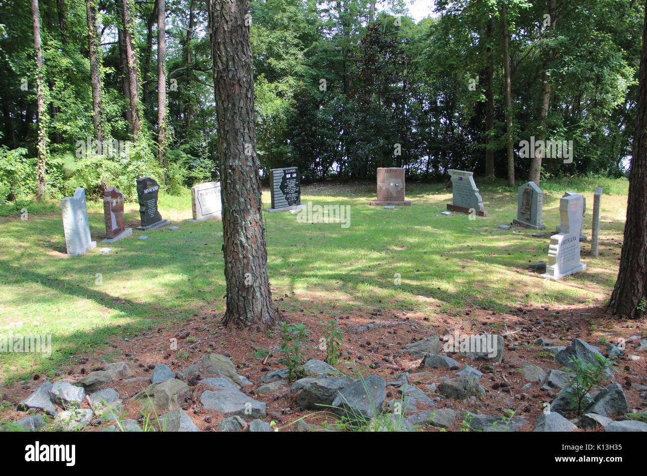 Allatoona Pass Schlachtfeld Denkmal, August 2017 Stockfoto