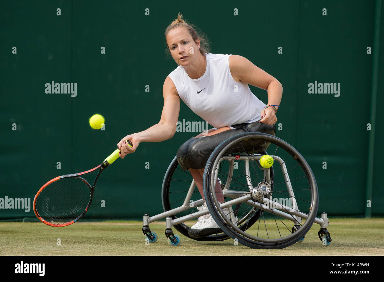 Rollstuhl tennis player Jiske Griffioen der Niederlande bei den Damen