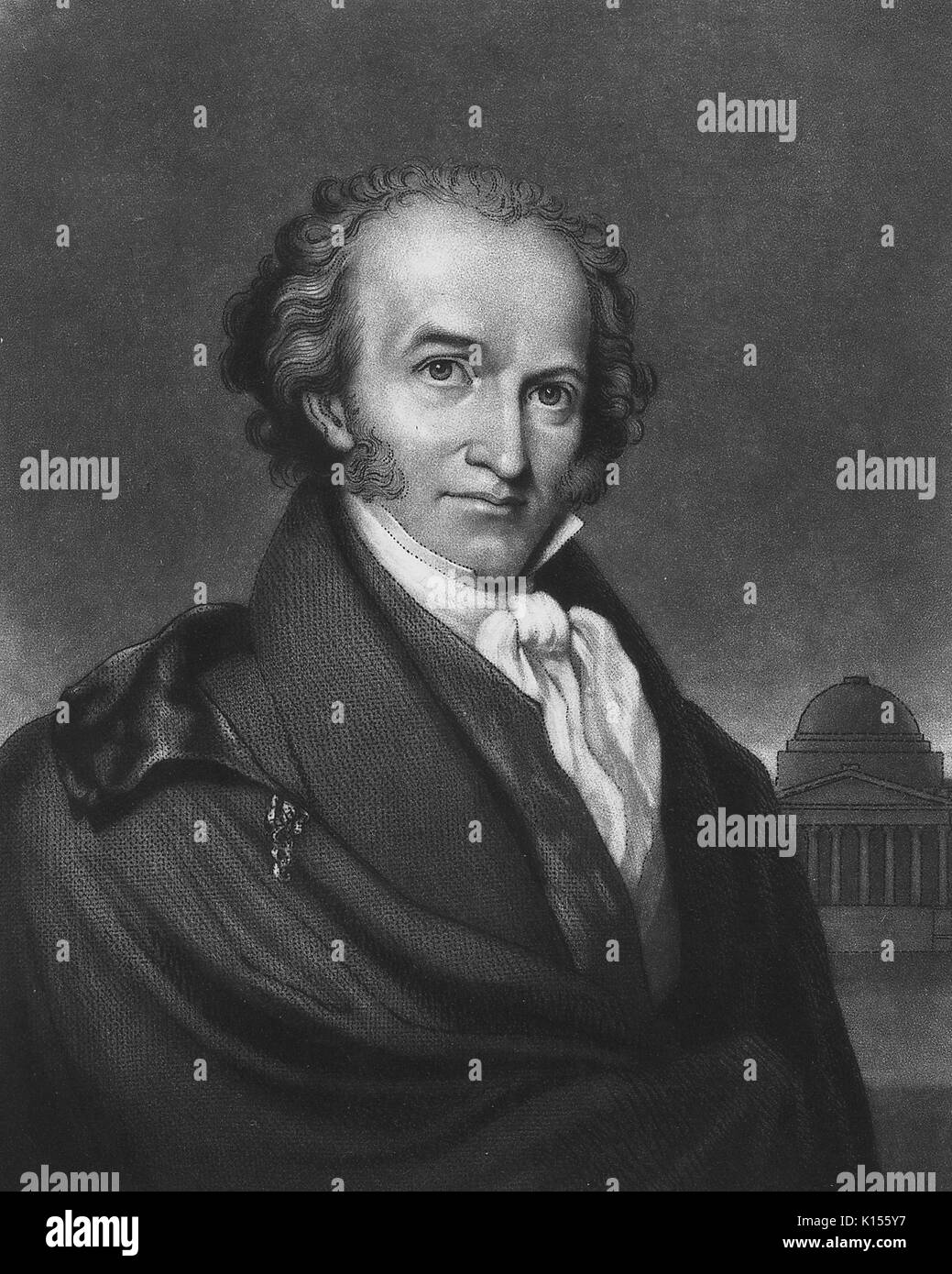 Portrait von Martin Van Buren, 8. der Präsident der Vereinigten Staaten von Amerika, 1837. Von der New York Public Library. Stockfoto