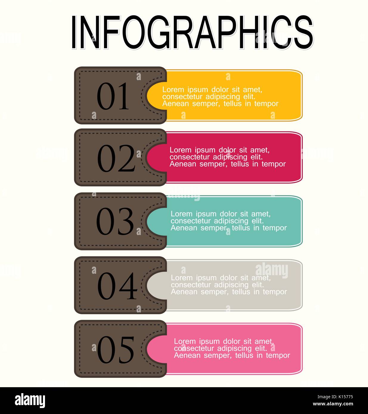Moderne Infografik design template Vector Illustration Stock Vektor