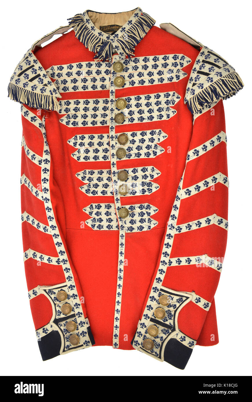 Coldstream Guards Trommler Tunika Stockfoto
