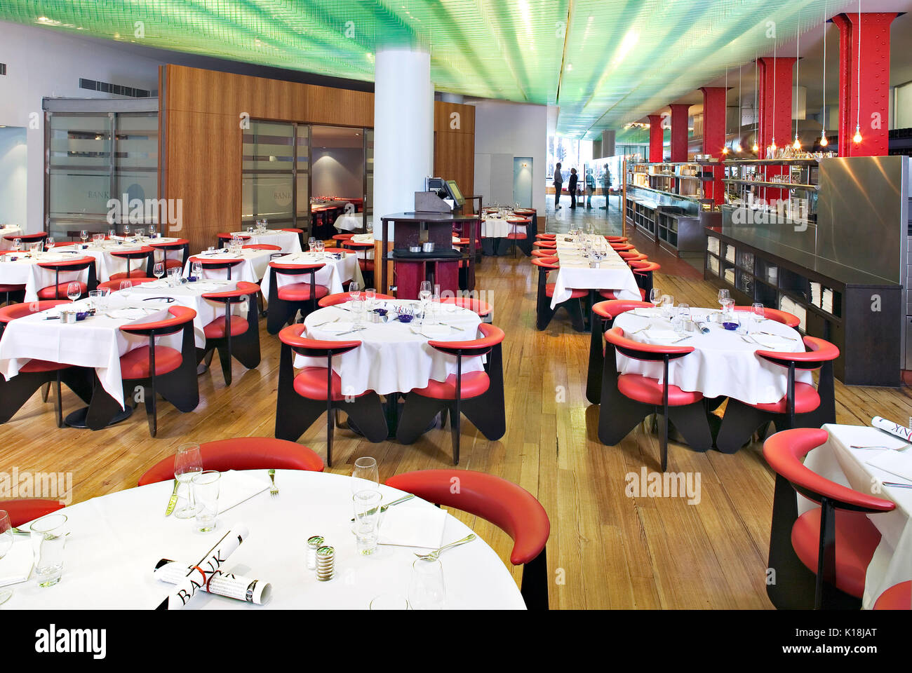 Bank Restaurant London Stockfoto