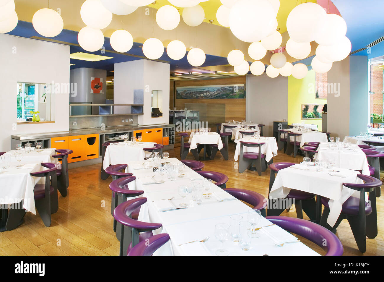 Bank Westminster london Restaurant Stockfoto
