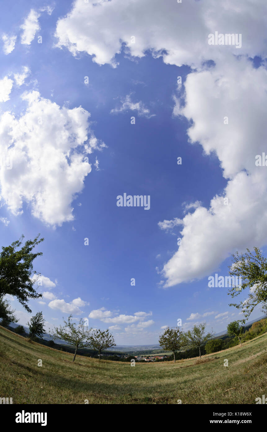 Landschaft mit Wolken Stockfoto