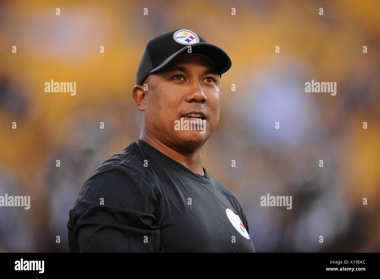 Pittsburgh, USA. 26 August, 2017. August 26th, 2017: Hines Ward während der Indianapolis Colts vs Pittsburgh Steelers Spiel am Heinz Feld in Pittsburgh, PA. Jason Pohuski/CSM/Alamy leben Nachrichten Stockfoto