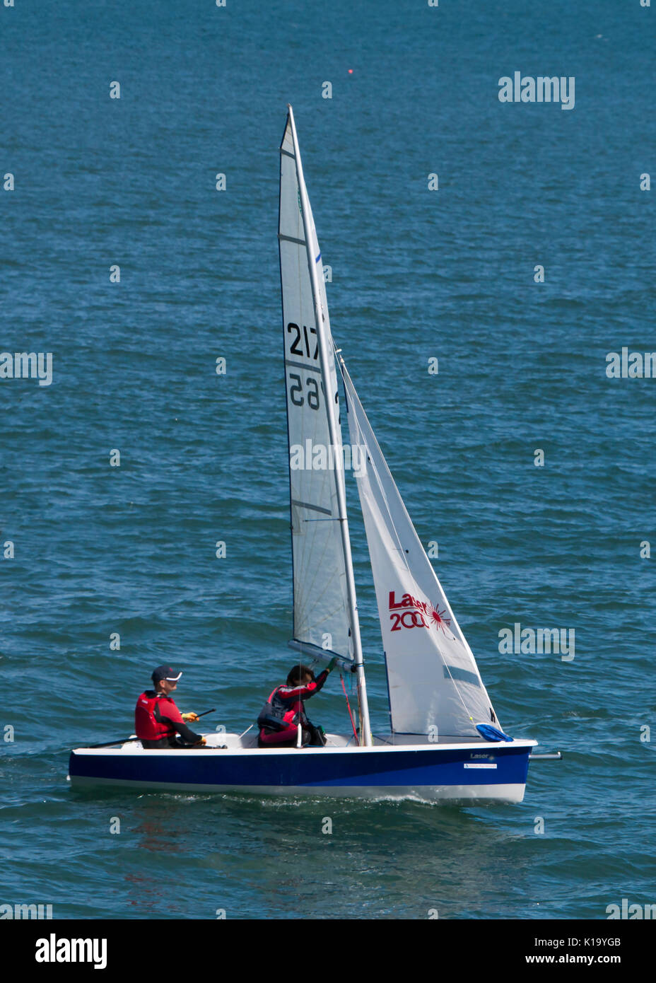 Cardigan Bay Regatta 2017 Newquay Stockfoto