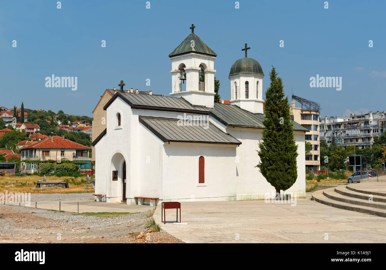 Kapelle in der Kathedrale von der Auferstehung Christi in die Hauptstadt von Montenegro Podgorica Stockfoto