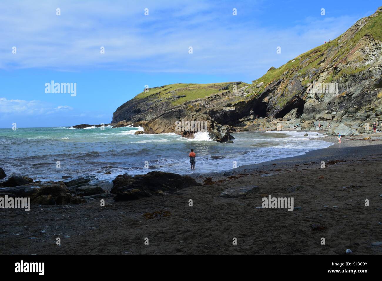 Tintagel in Cornwall, Großbritannien Stockfoto