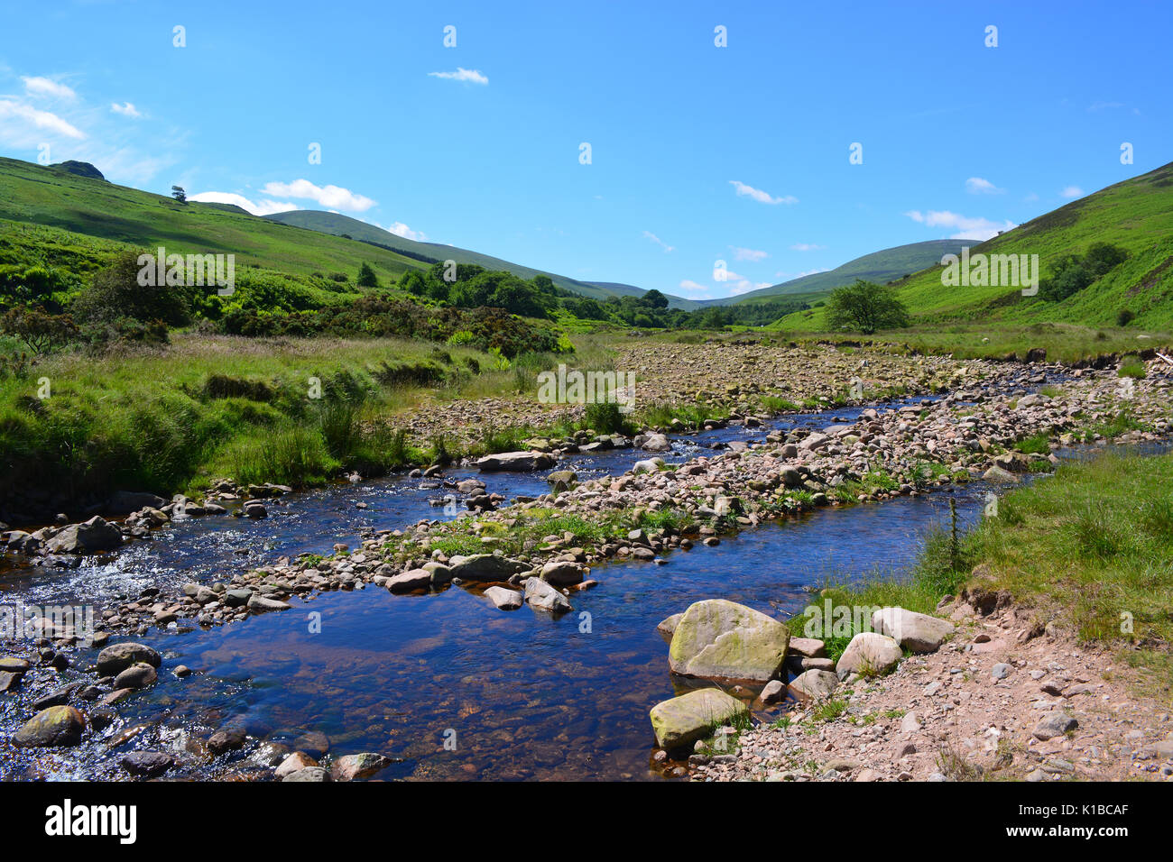 Harthope Brennen, Northumberland Stockfoto