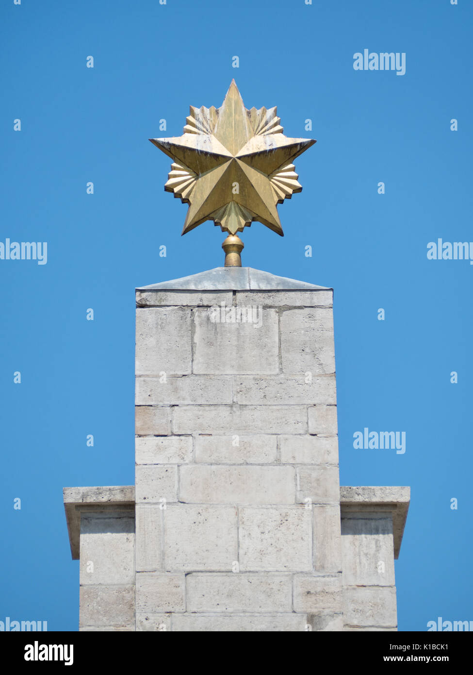 Detail der sowjetischen Roten Armee Denkmal in Budapest, Ungarn Stockfoto