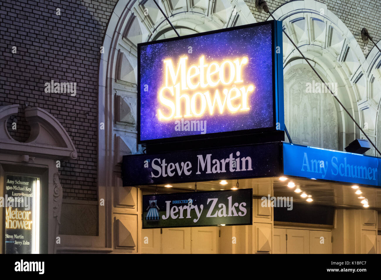 Meteorschauer, Live Theater Show von Steve Martin geschrieben Stockfoto