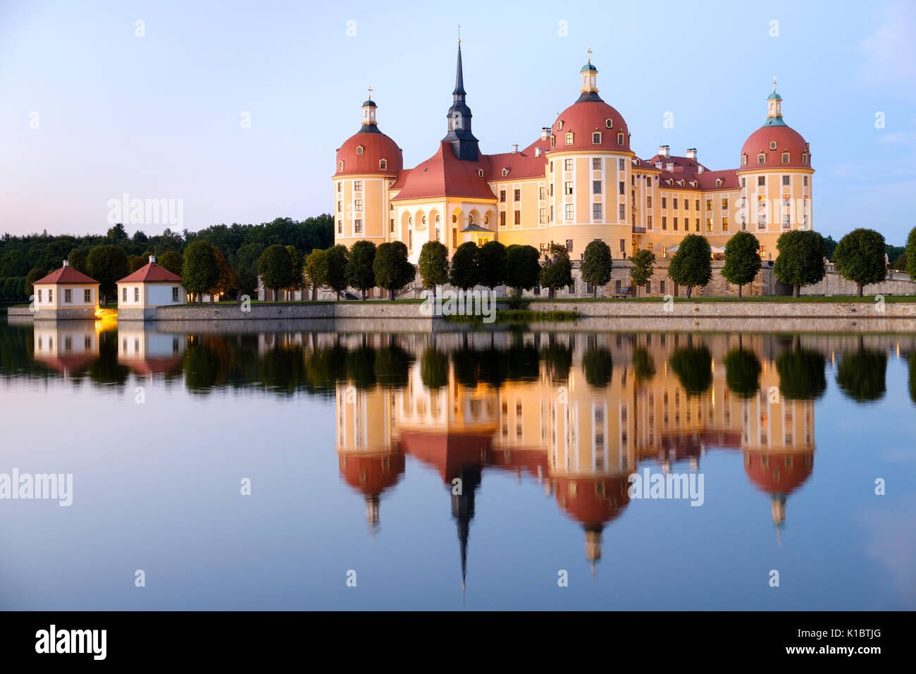 Schloss Moritzburg, Sachsen, Deutschland Stockfoto