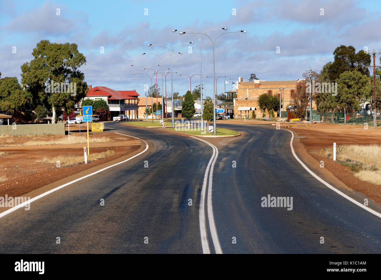 Australian goldfields Stadt, Cue, Murchison, Western Australia Stockfoto