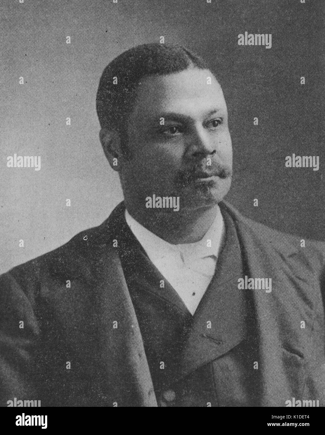 Ein portrait Foto von George Henry Weiß, republikanische US-Kongressabgeordnete aus North Carolina, 1904. Von der New York Public Library. Stockfoto