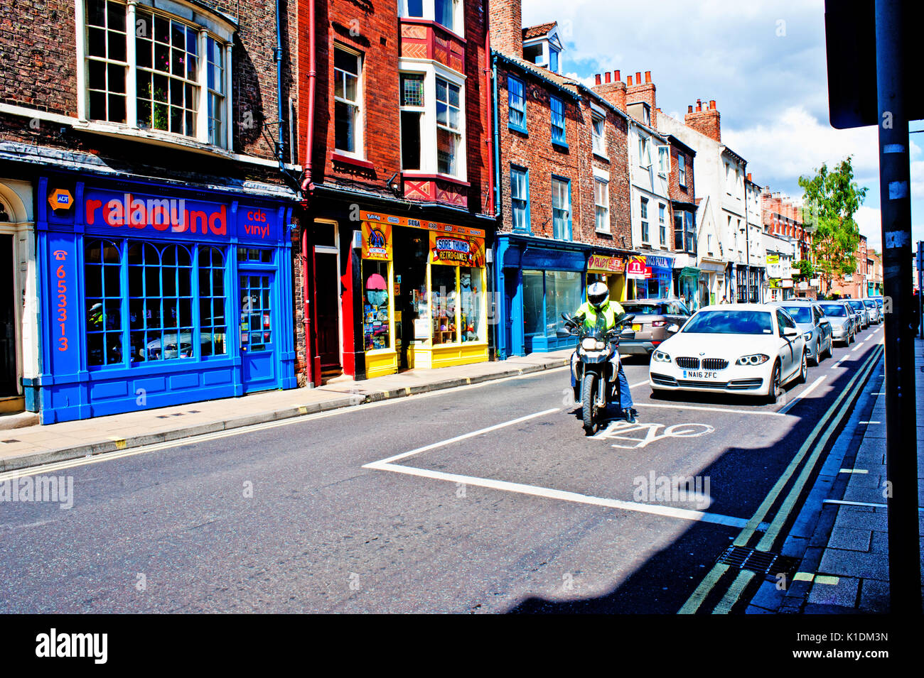 Gillygate, York Stockfoto