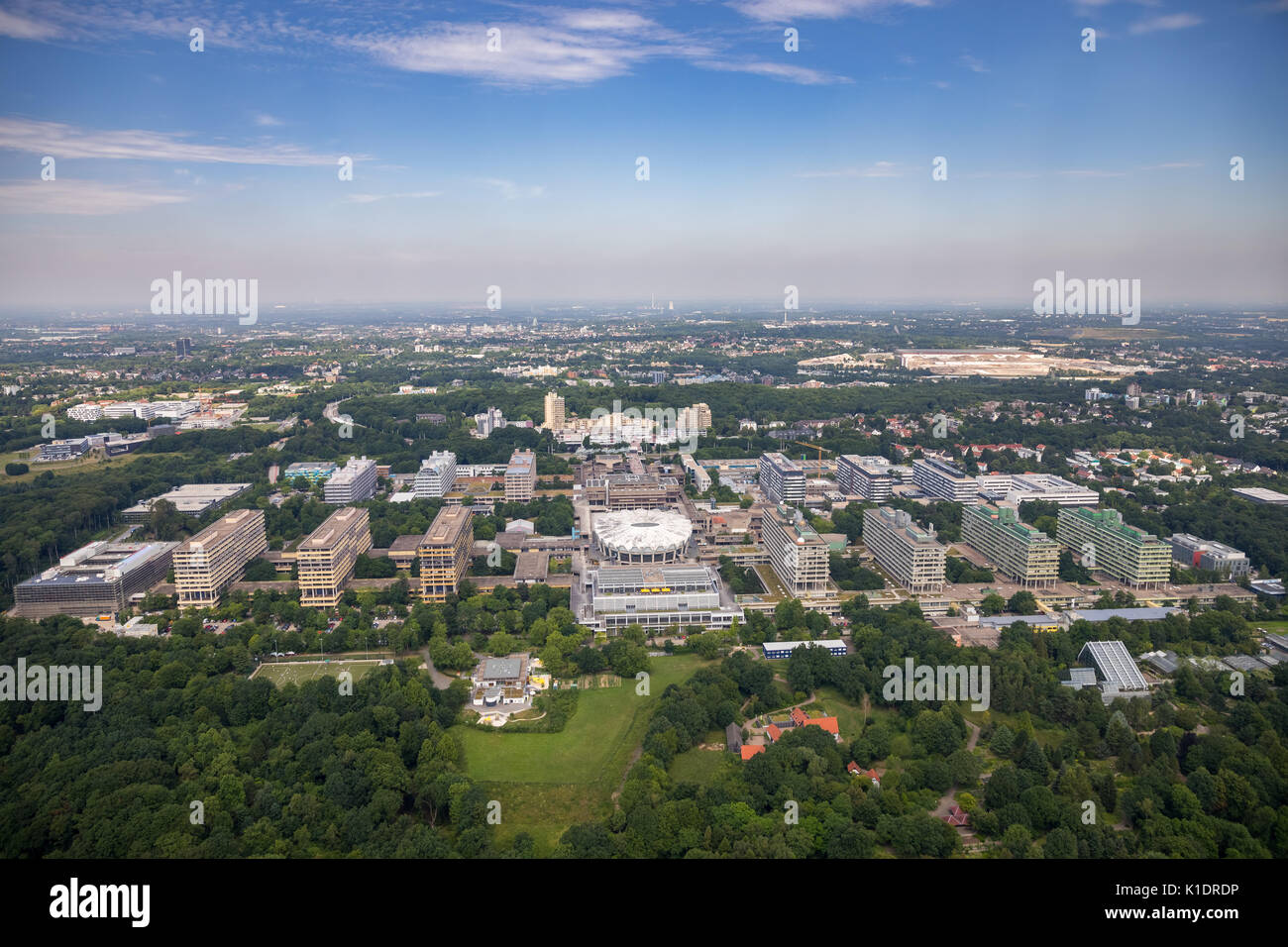 Ruhr-universität Bochum, RUB, Bochum, Ruhrgebiet, Nordrhein-Westfalen, Deutschland Stockfoto