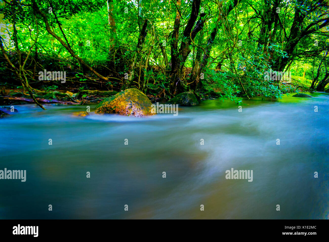 Wangtakrai Wasserfall, Nakhon Nayok Province, Thailand Stockfoto