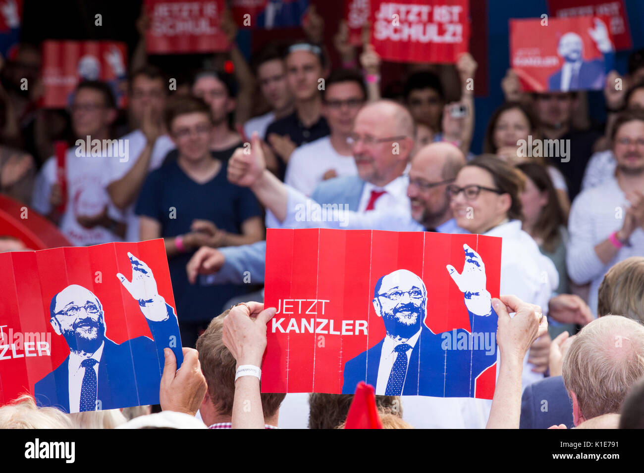 Bochum Deutschland 26 August 2017 Martin Schulz