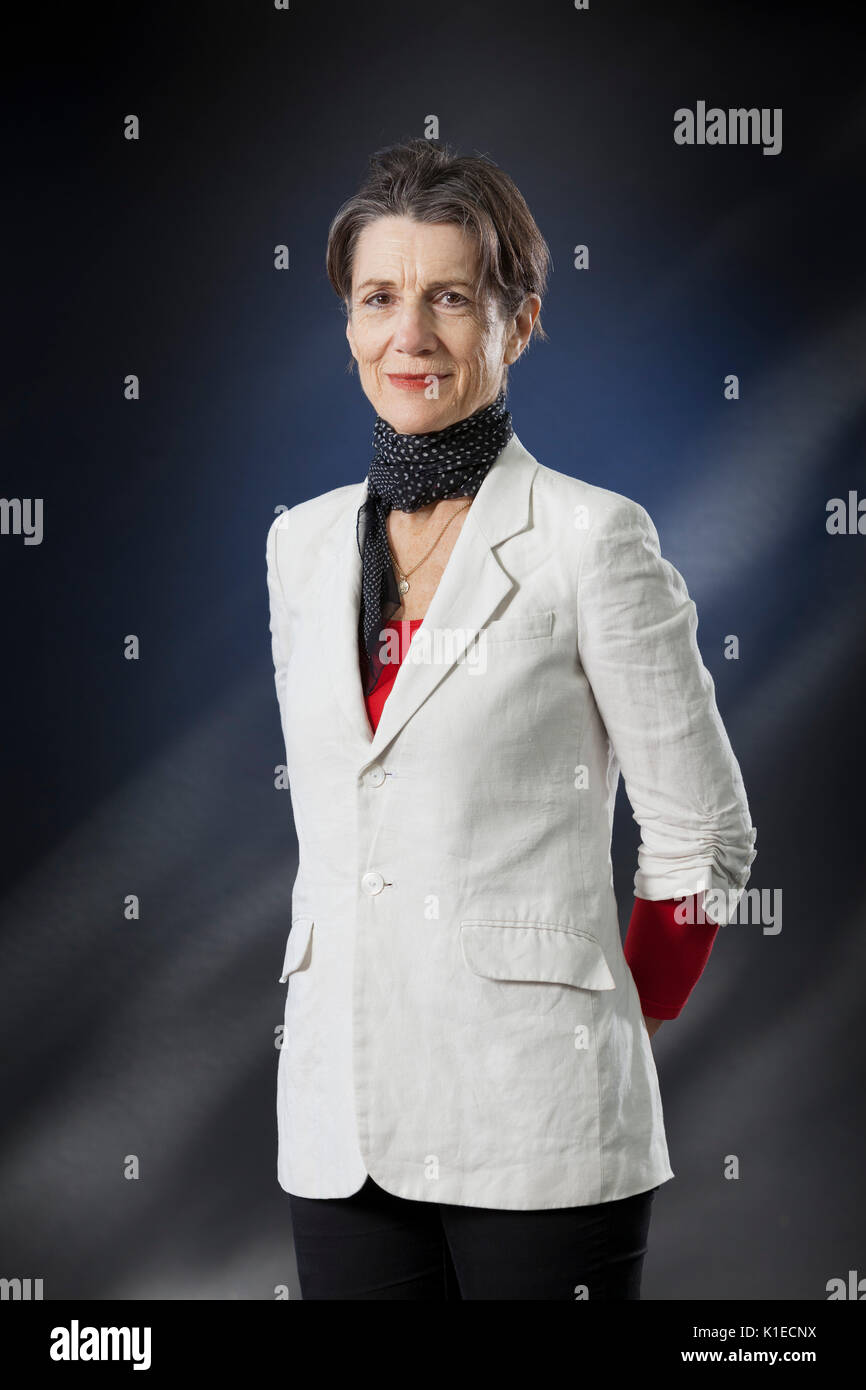 Edinburgh, Großbritannien. 27. August 2017. Dame Harriet Maria Walter, DBE, der englischen Bühne und Bildschirm, Schauspielerin und Autorin, beim Edinburgh International Book Festival erscheinen. Gary Doak/Alamy leben Nachrichten Stockfoto