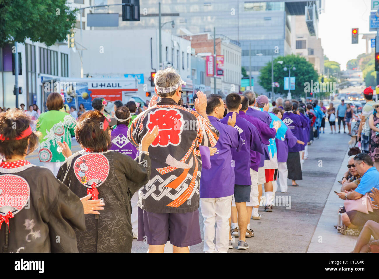 Los Angeles, USA. 27 August, 2017. Hervorragende Nisei Week Festival Abschlussveranstaltung am 27.August 2017 in Little Tokyo, Los Angeles, Kalifornien, USA Bild: Chon Kit Leong/Alamy leben Nachrichten Stockfoto