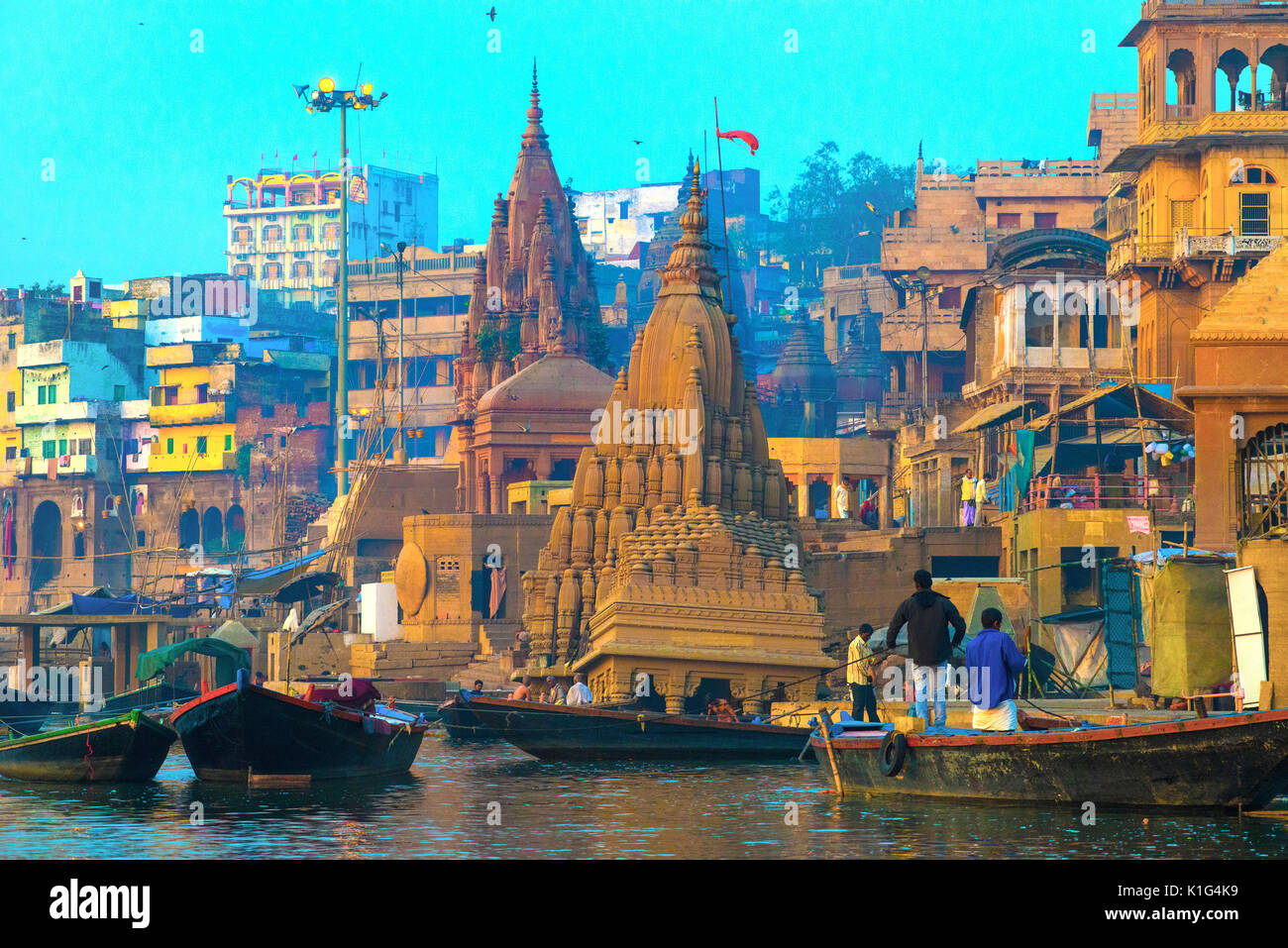 VARANASI INDIEN Stockfoto