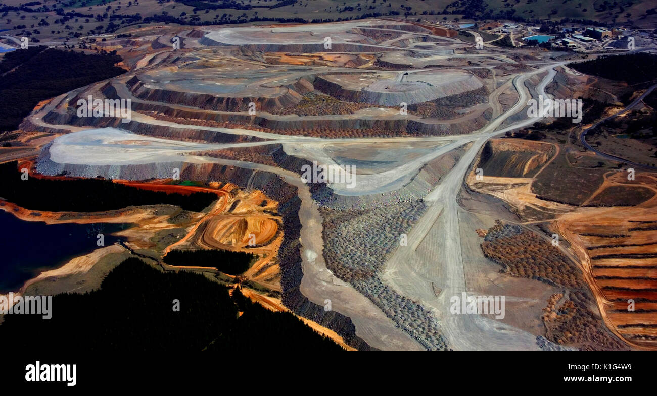 Gold Mining in Australien Stockfoto